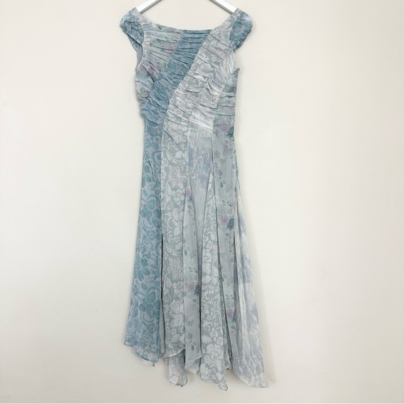 Free People Heart To Heart Midi Dress in Blue - Picture 3 of 15